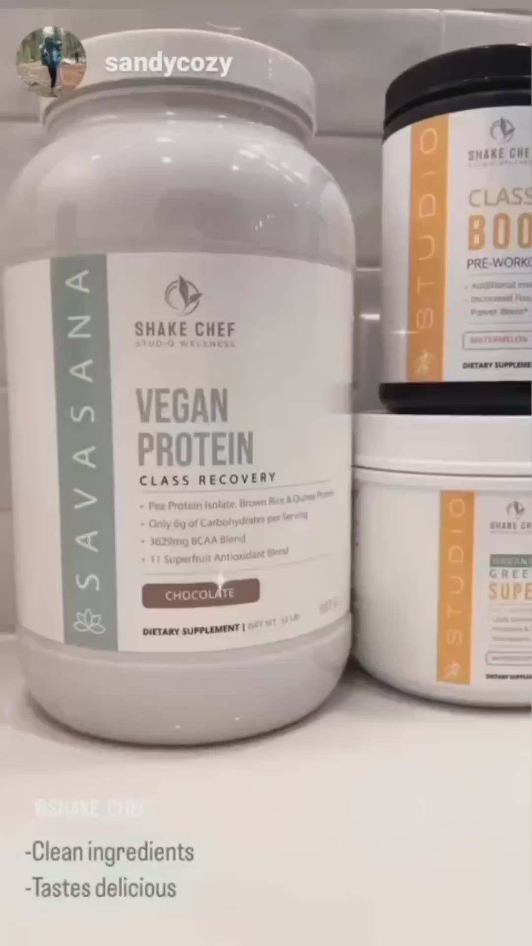 Shake Chef 2lb Vegan Protein Vanilla